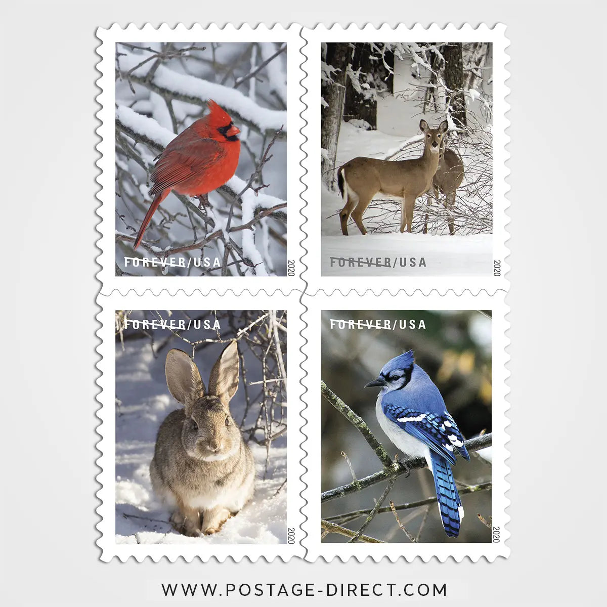 Winter Scenes Stamps
