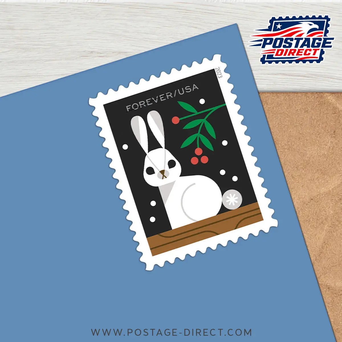 Winter Woodland Animals Stamps